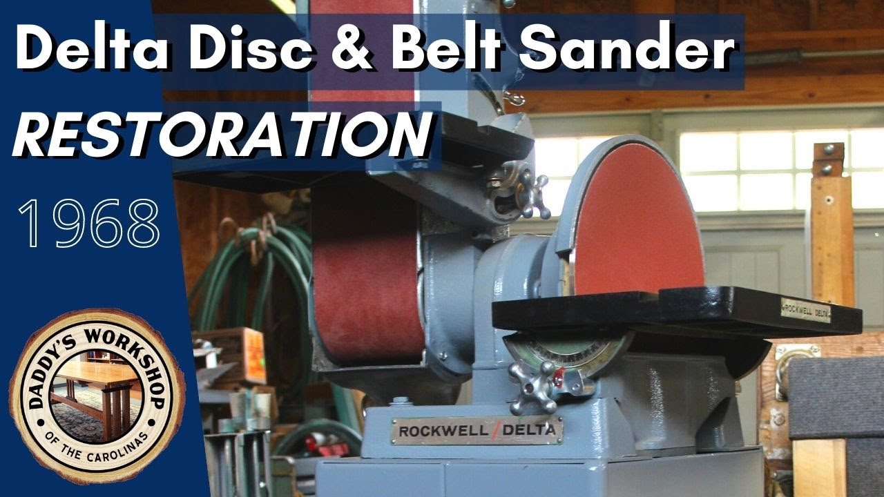 Delta Combination Disc and Belt Sander Restoration