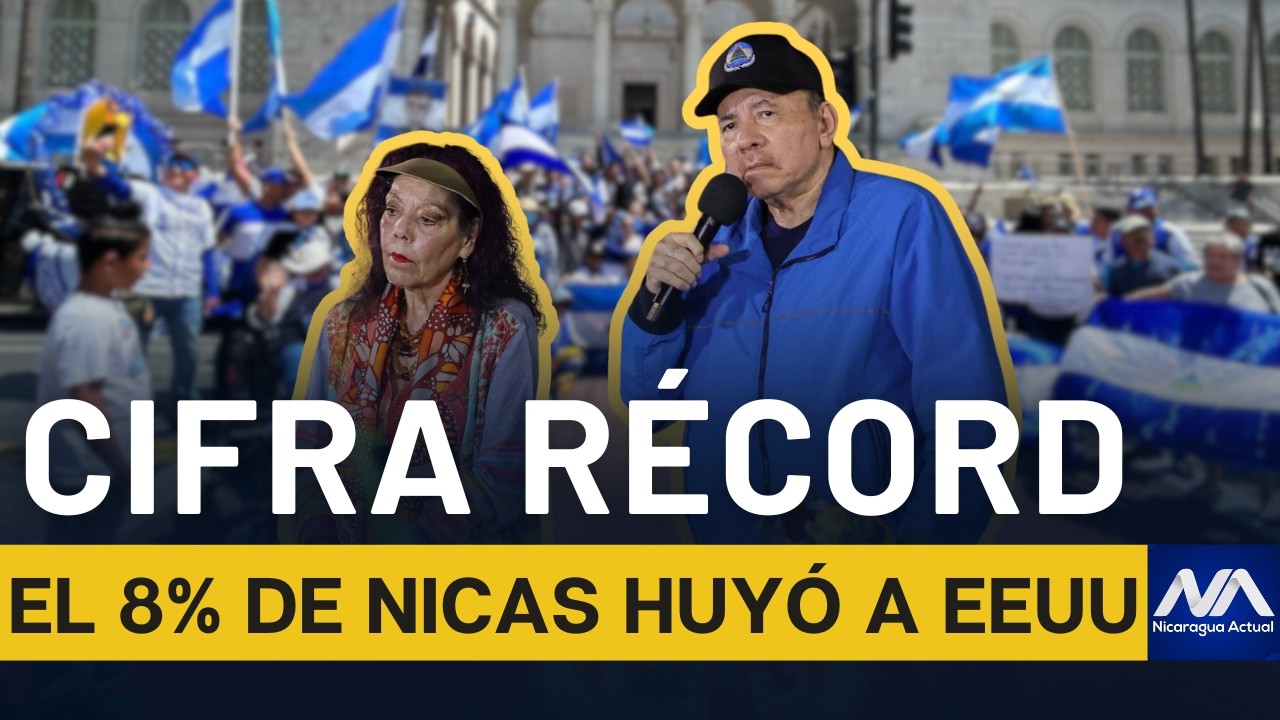 El 8% de los nicaragüenses huyó a EEUU