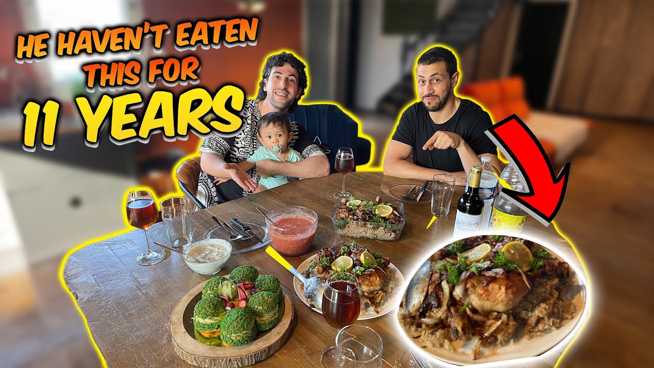 My FILIPINA WIFE Cooked SYRIAN FOOD for my Brother in FRANCE! 🇫🇷