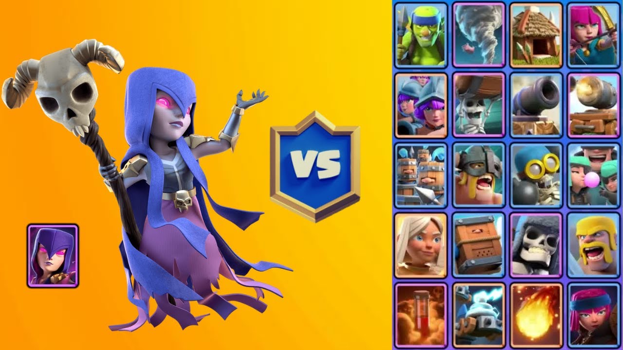 BRUJA vs TODAS LAS CARTAS | Clash Royale