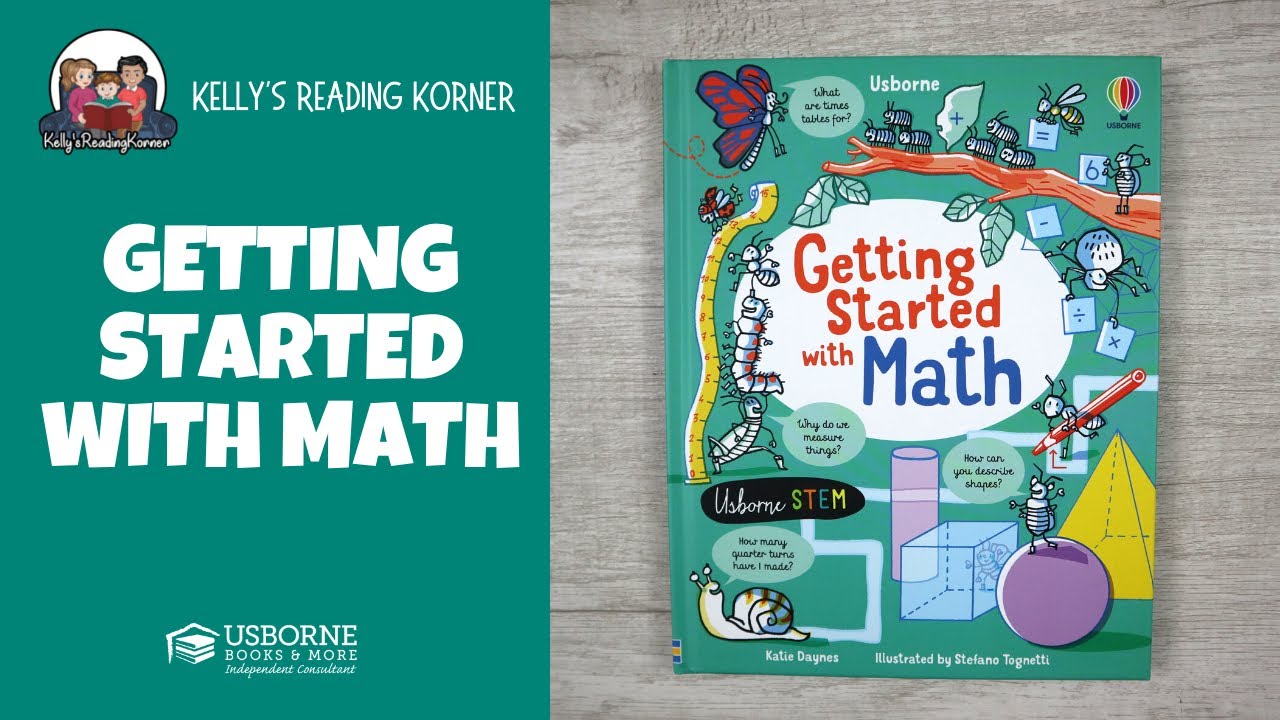 Usborne Books & More Fall 2021 New Title-Getting Started with Math | Making Math Fun | Homework Help