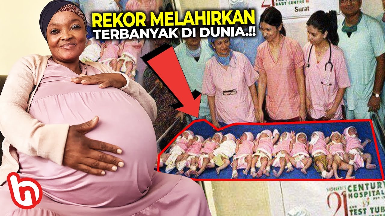 Lahirkan 10 Bayi Kembar Sekaligus! Ibu ini Pecahkan Rekor Melahirkan Terbanyak di Dunia