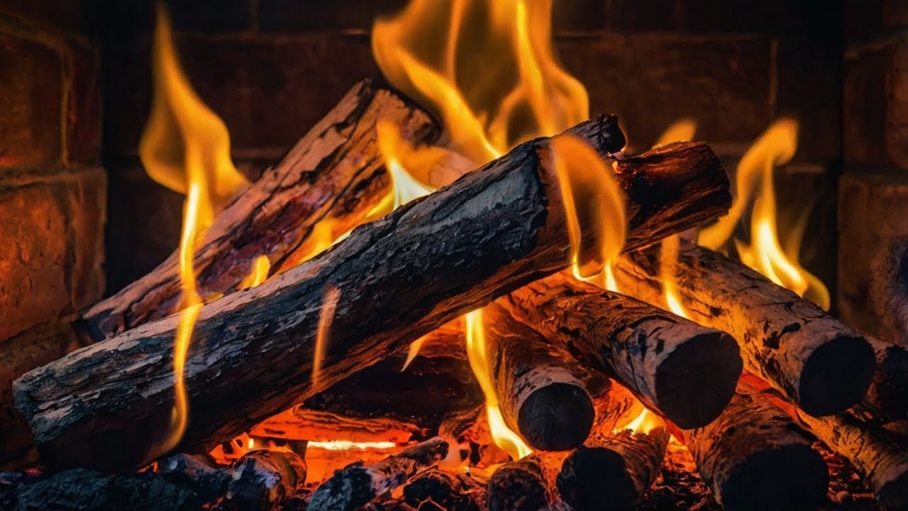 3 Hours of Continuous Fireplace 🔥 | Calming Fire Sounds for Sleep, Focus & Meditation