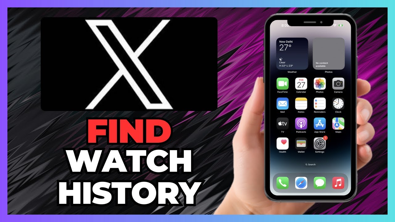 How To FIND X (TWITTER) WATCH HISTORY - 2025