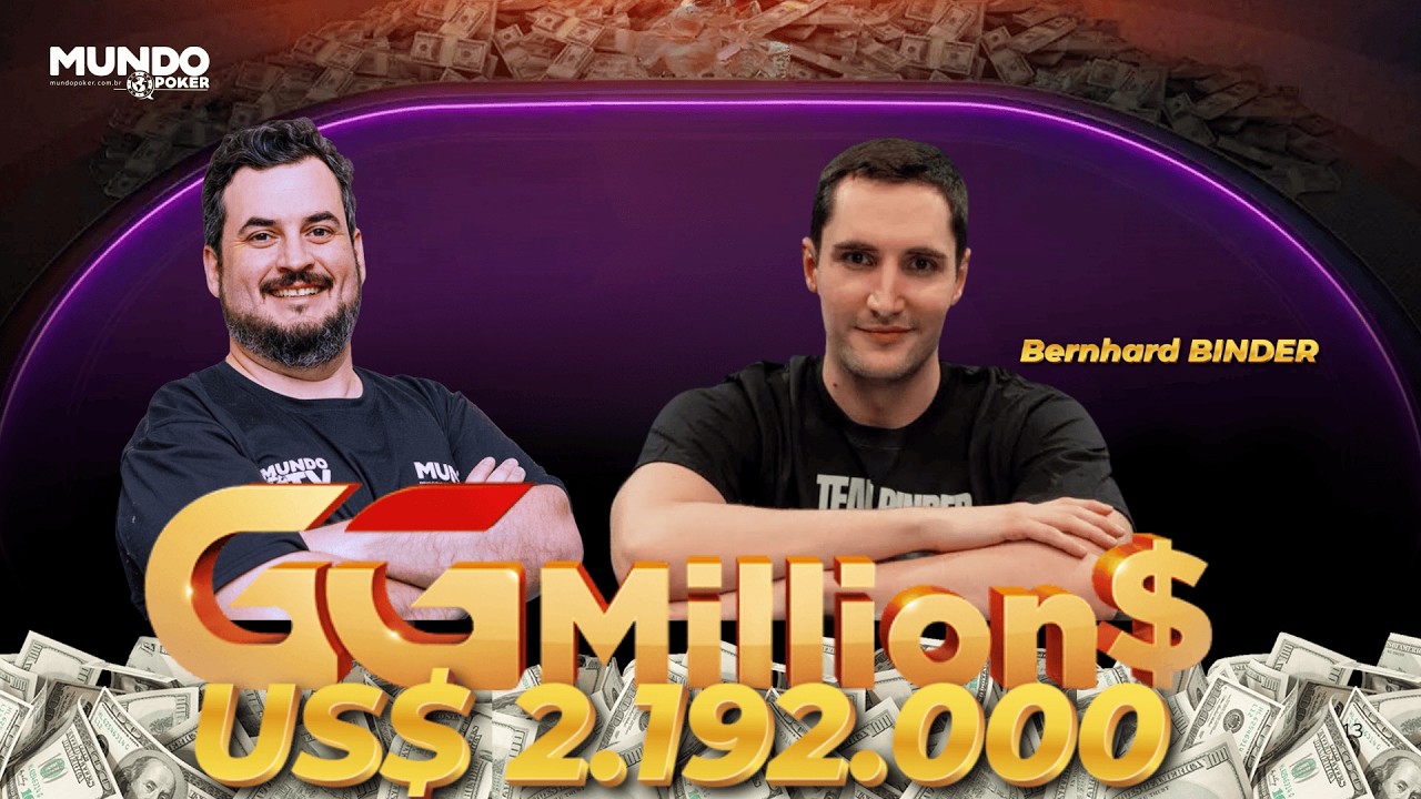 1st $443.000 | MESA FINAL DO GGMILLION$ $10.000 | COM BERNHARD BINDER, JANS ARENDS E  OLE SCHEMION.
