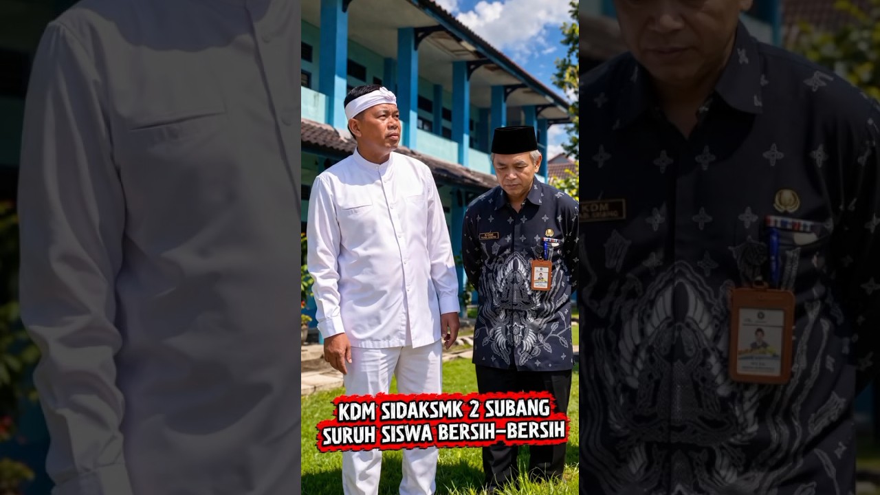 KDM Sidak SMK N Subang Suruh Siswa Bersih-bersih #kdm #kangdedymulyadi #dedimulyadi #kdmchannel