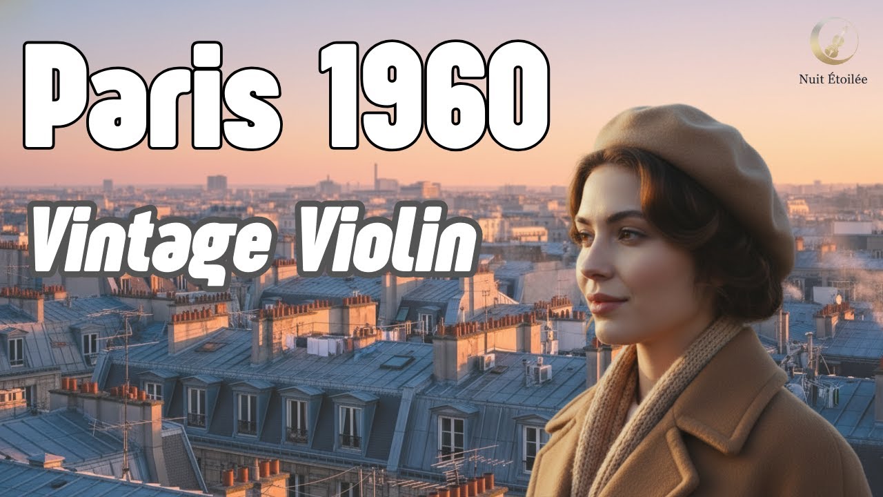 Paris 1960 – Vintage Violin Ambience | 30 Minutes of Cinematic French Nostalgia