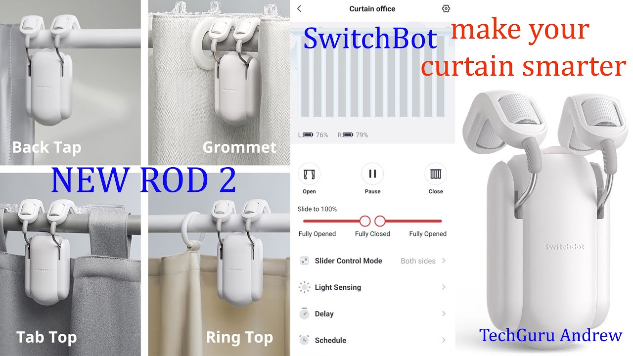 SwitchBot Curtain Rod 2 SETUP