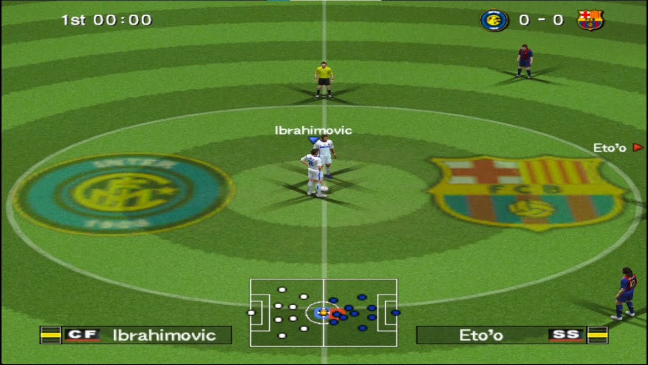 PES 6 - Barcelona vs Inter Milan | PS2😍 | Back to 2006!
