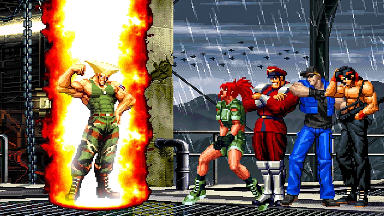 KOF MUGEN | Guili Love vs Ultimate Soldiers