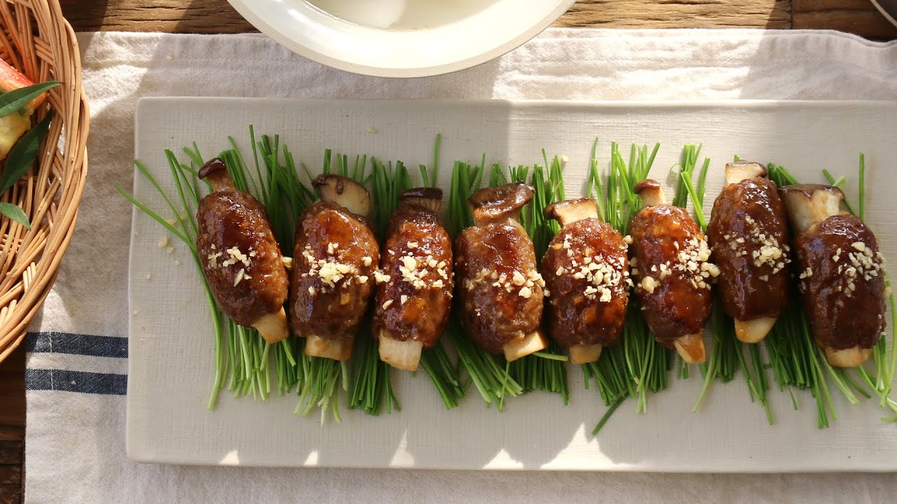 고소한 육즙이 일품, 새송이떡갈비 l 명절요리 : Tteokgalbi with mushroom [아내의 식탁]