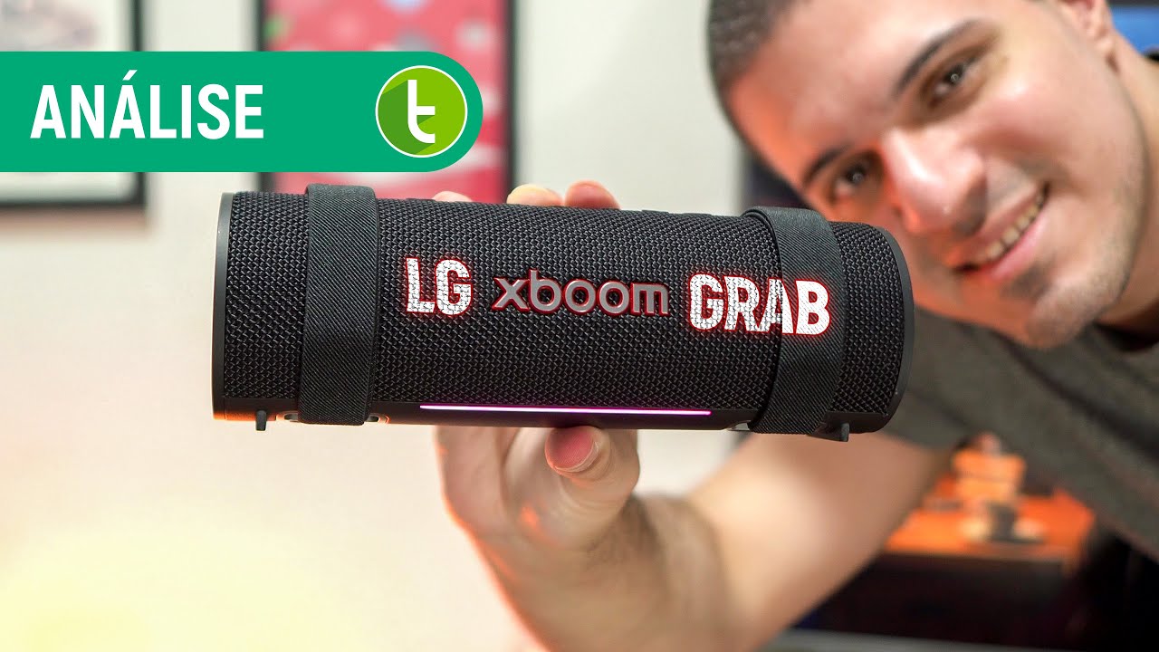 LG XBOOM GRAB: caixa portátil une RESISTÊNCIA EXTREMA e SOM INTELIGENTE | Análise / Review