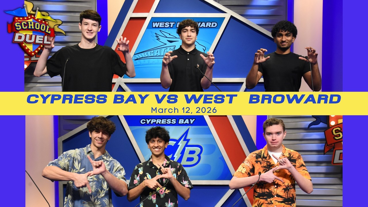 School Duel 2026- Gm 3 Cypress Bay vs. West Broward