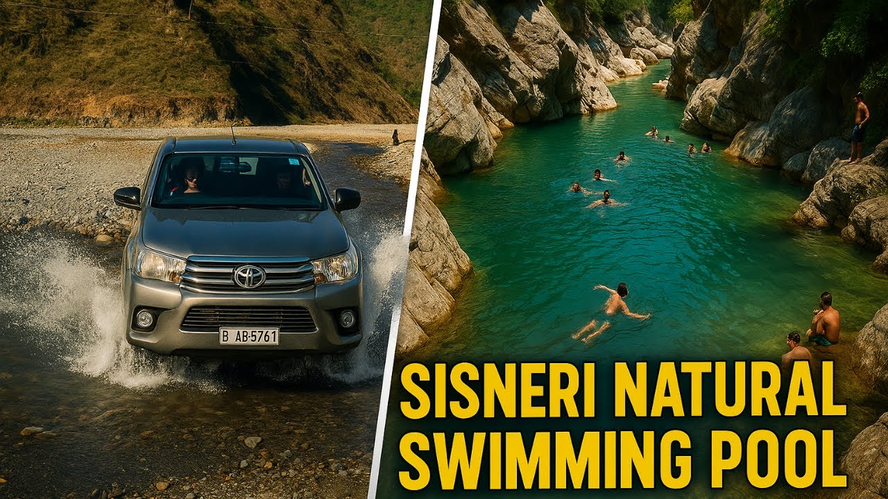 Off-Road Adventure to Sisneri Natural Swimming Pool || 4x4 River Crossing & Hidden Paradise!