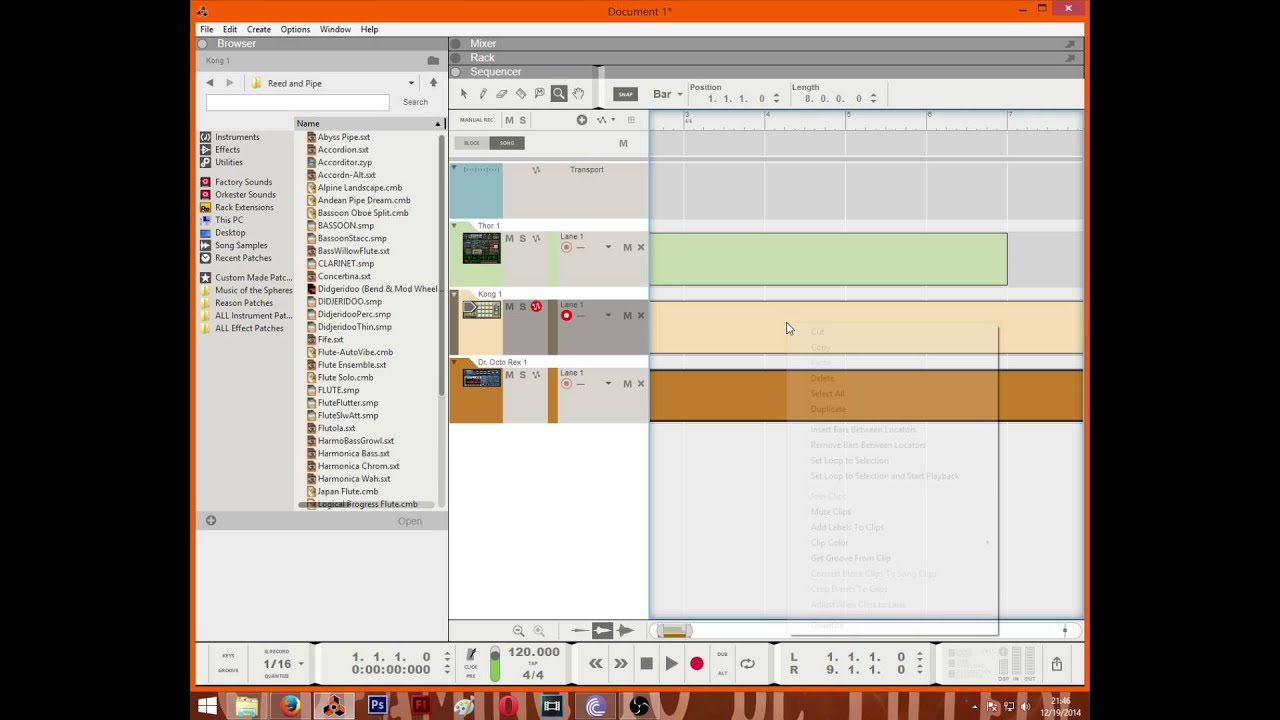 Reason Tutorials - Sequencer Basics