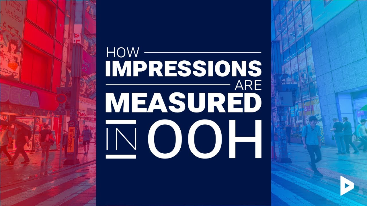 How impressions are measured in OOH