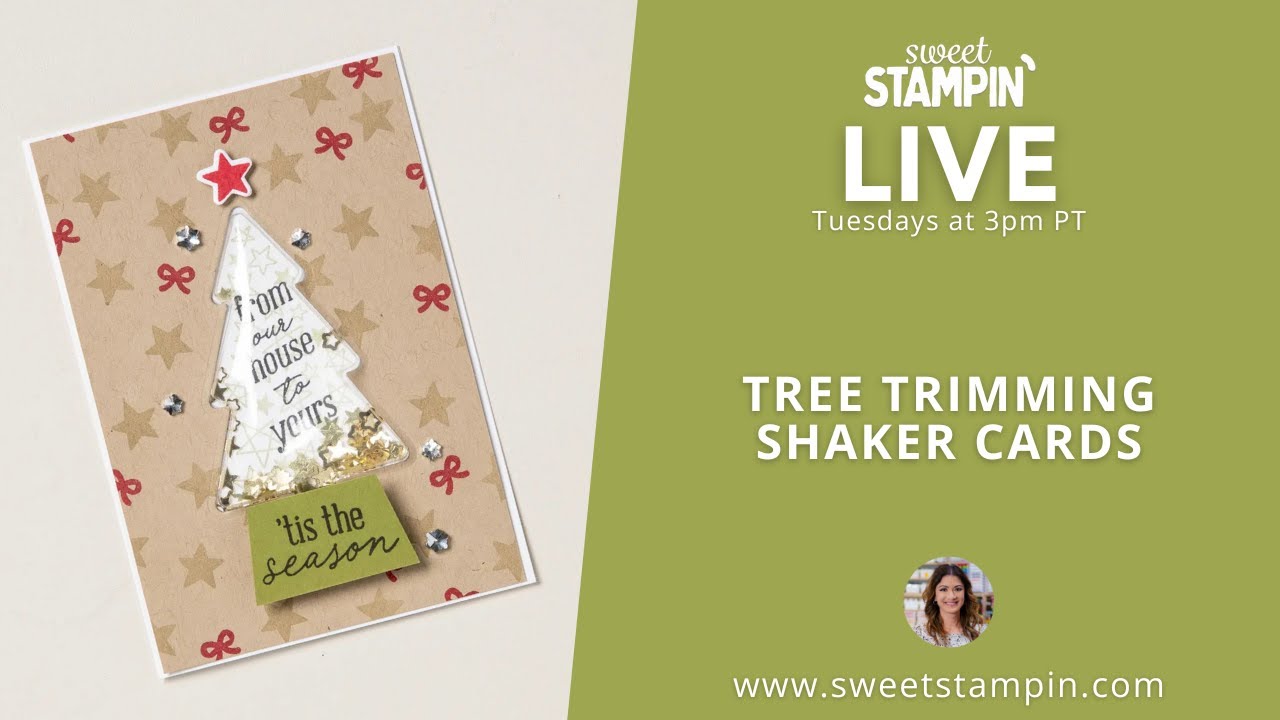 Christmas Card Magic with the Pine Tree Trimmings Bundle! Sweet Stampin' LIVE