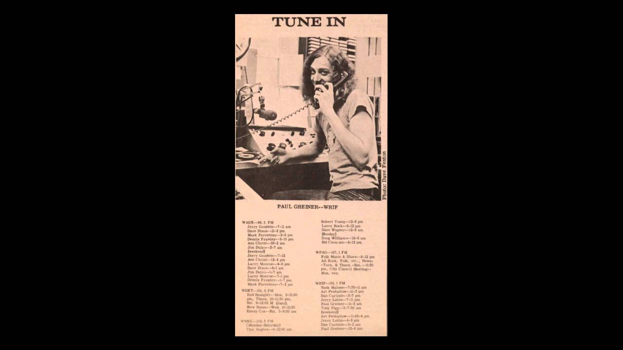 WRIF 101.1 FM (Detroit, MI) - Nov. 1971 Air Checks