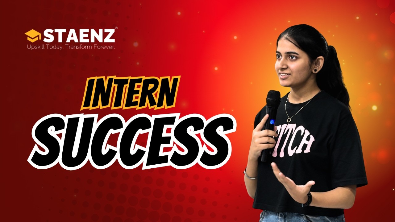 Digital Marketing Internship Farewell | STAENZ Academy Nashik | Awards & Recognition