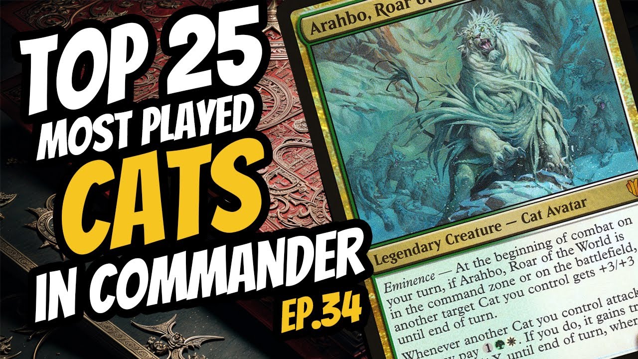 Top 25 Most Played CAT Creatures in Commander | Ep.34