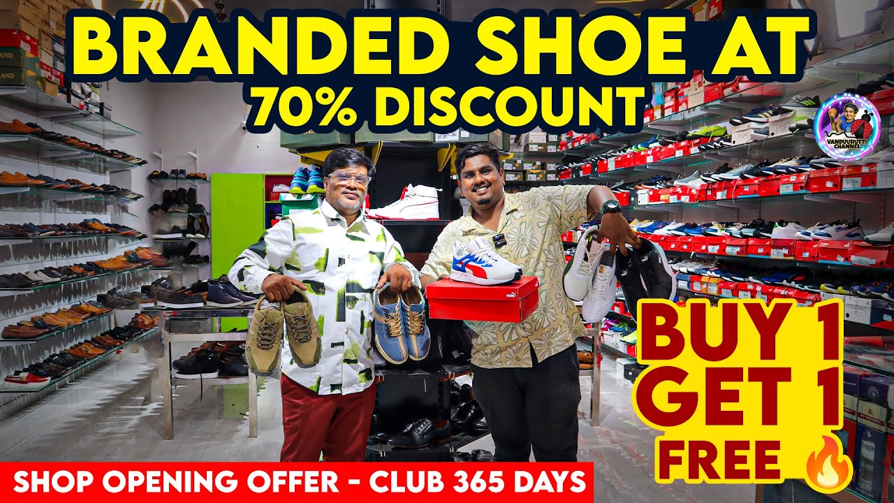 Branded Shoe Shop in Chennai 🤩 அதிரடி ஆபர் 👞Buy 1Get 1Free 🔥| 365 Days  #shoes