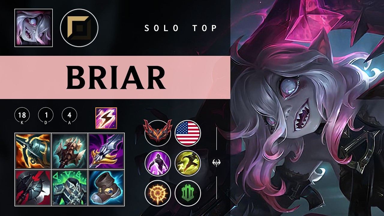 Briar Top vs Kayle - NA Grandmaster Patch 26.07