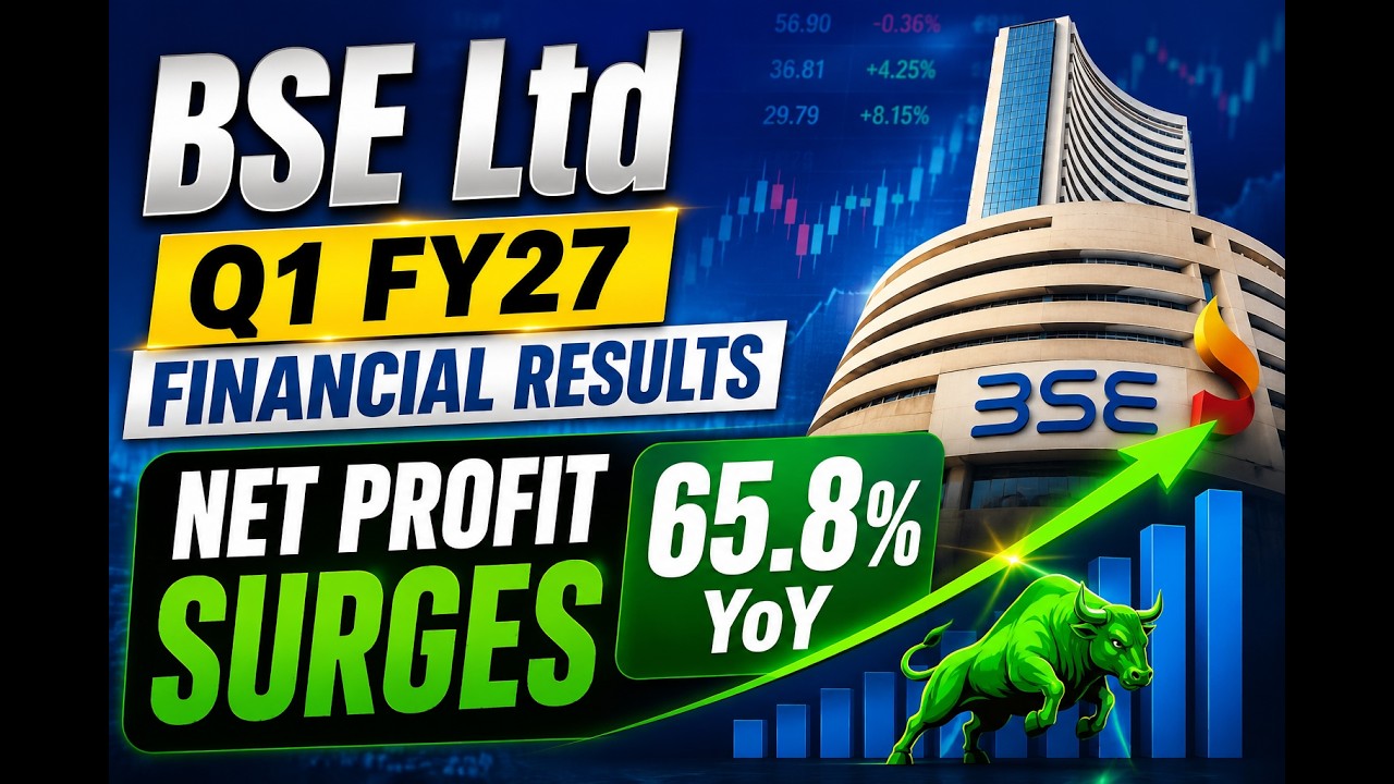 BSE Ltd Q1 FY27 Results Analysis: Net Profit Surges 65.8% to ₹872 Cr | Revenue & Options Growth