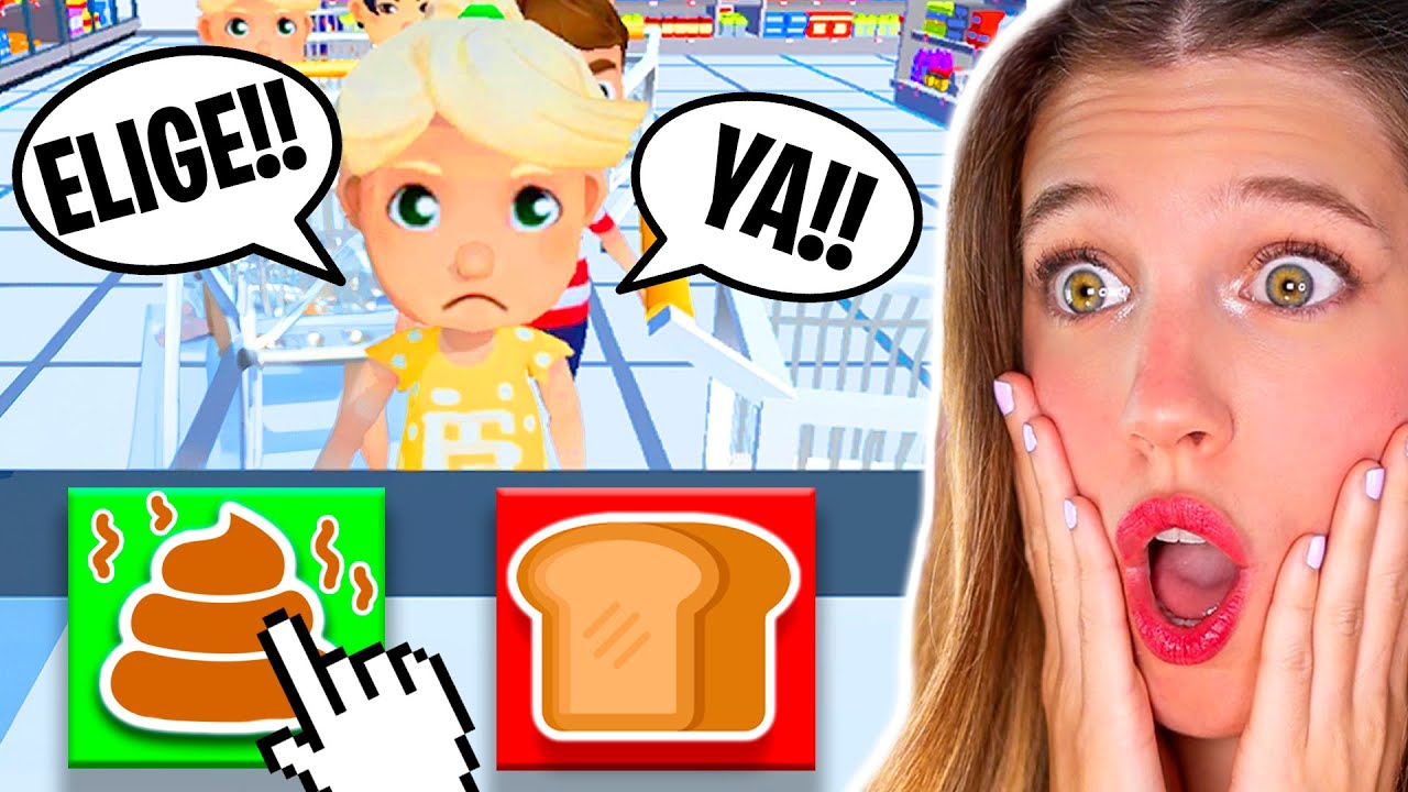 SIMULADOR de TRABAJAR en un SUPERMERCADO *DIFÍCIL*!! 🛍️ 🍞🍏