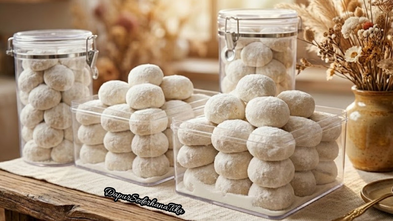 KUE PUTRI SALJU LUMER DIMULUT GAK PERLU PAKE CETAKAN MUDAH BANGET BUATNYA‼️