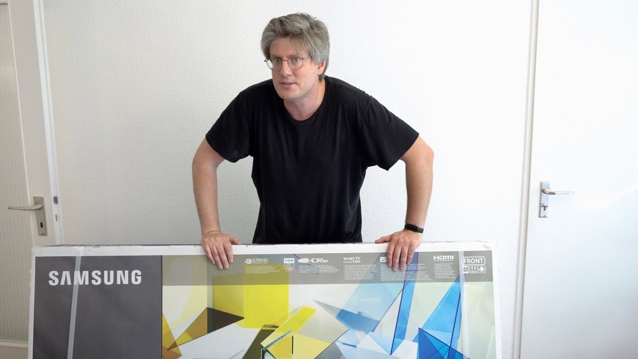 Samsung QLED Q80T Unboxing, einrichten und erster Eindruck