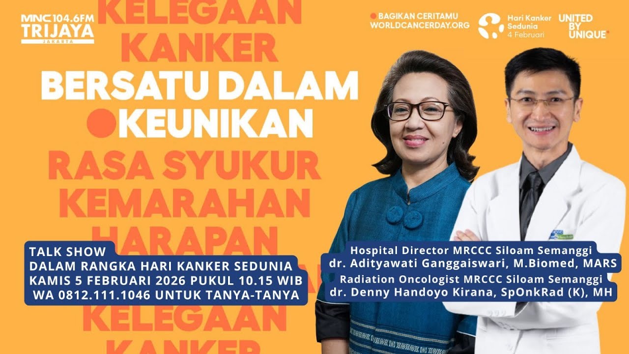 🔴LIVE Trijaya | PERINGATI HARI KANKER DUNIA, BAGAIMANA ANTIPASI, DETEKSI  DAN PENGOBATANNYA?
