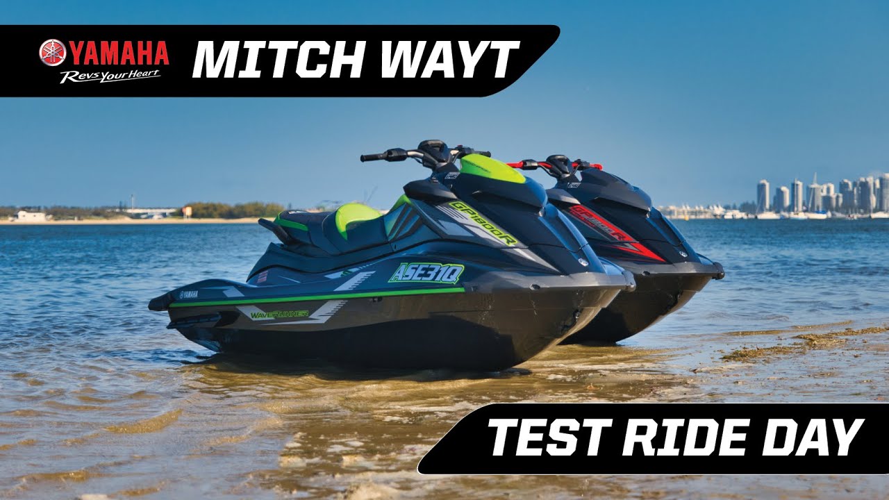 9x Aussie Champion Mitch Wayt test rides the 2021 Yamaha GP1800-R's