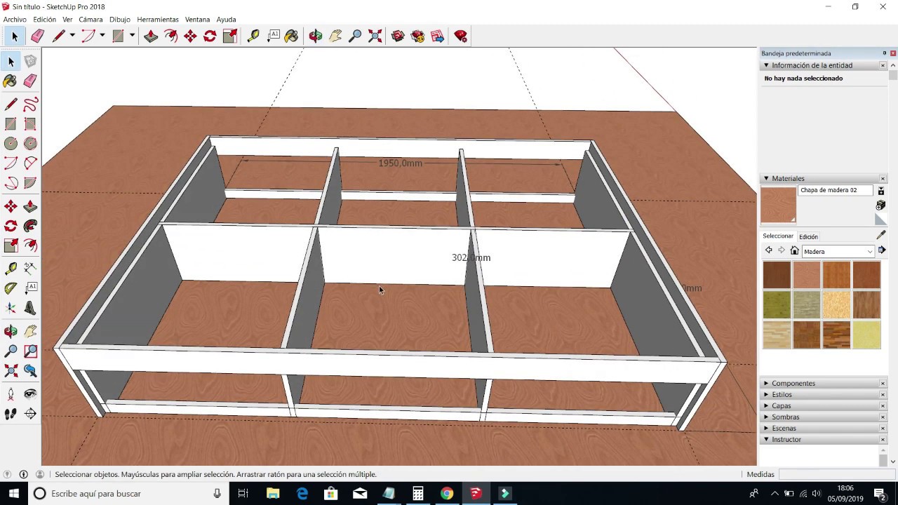 Fabricación de cama de 2 plazas