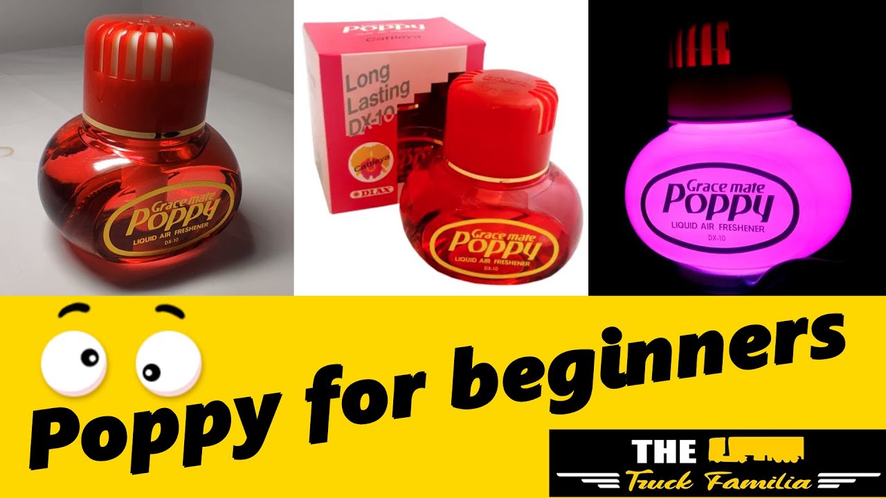 Odświeżacze samochodowe Poppy dla początkujących. Poppy air fresheners for beginners.