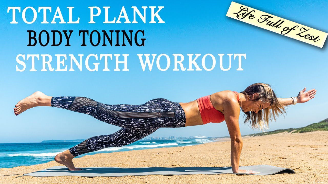 20 Min Total Body  Strength Workout at Home  -The Best Total Plank Equipment-Free Abs Workout