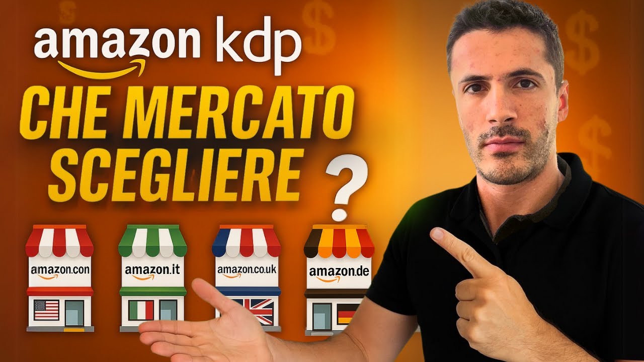 Dove pubblicare su Amazon KDP per guadagnare di più? | Analisi mercati (USA, Italia, Europa)