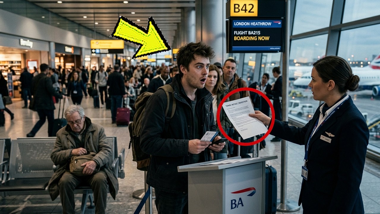 Mi hijo me ignoró en el aeropuerto; en el embarque le mostraron algo