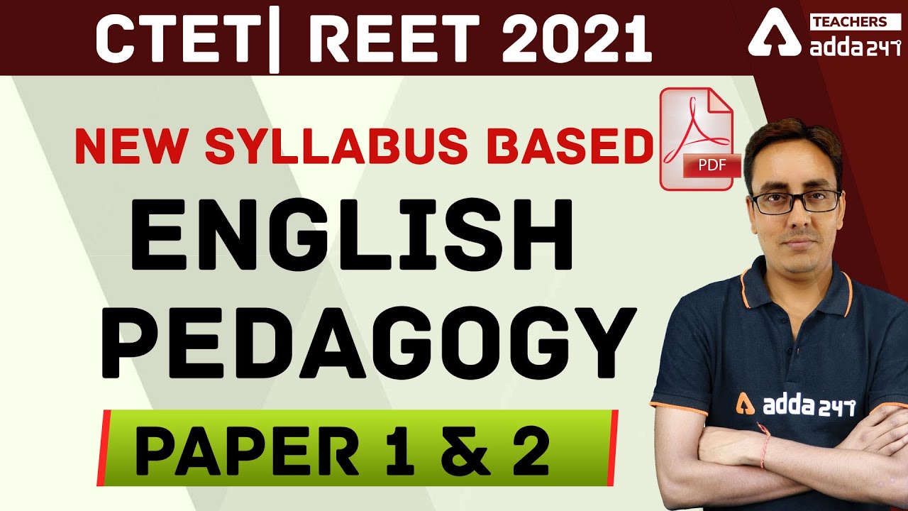 CTET/REET 2021 | English | NEW SYLLABUS BASED ENGLISH PEDAGOGY PAPER 1 & 2