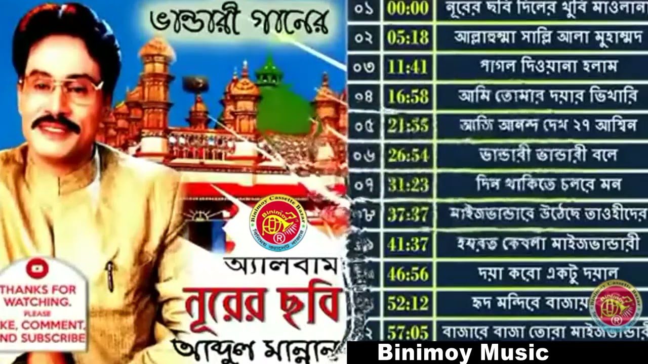 নূরের ছবি | Nurer Chobi|  ভান্ডারী গানের এ্যালবাম | আব্দুল মান্নান | Abdul Mannan |  Vandari Song