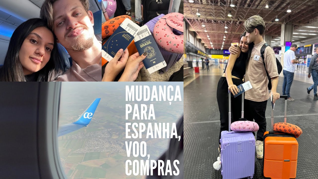 MUDANÇA PARA ESPANHA | Voo, Compras e desfazendo as malas