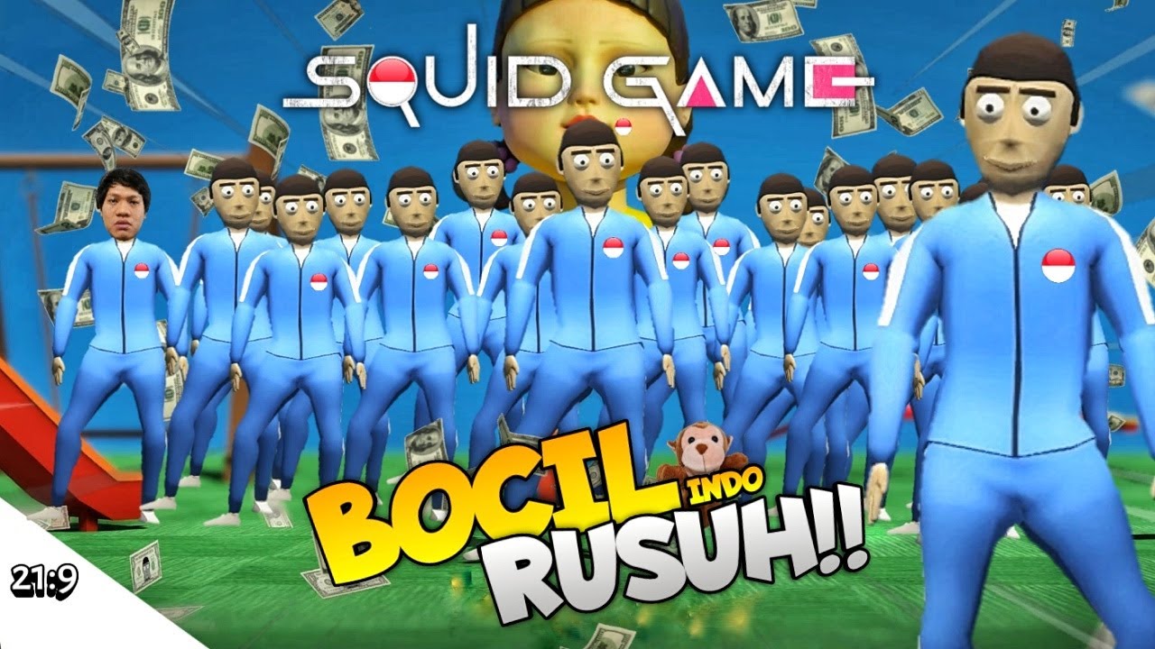 DISINI SEMUANYA BOCIL INDO & SEMUANYA OPEN MIC!!!! WKWK AUTO RUSUH!! Crab Game [SUB INDO] ~Ngakak