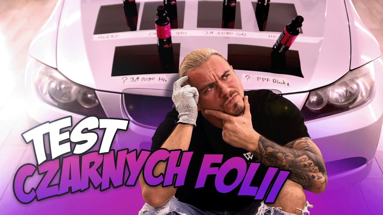 Oklejanie Dachu Folią 3M 2080 HIGH GLOSS! TEST CZARNYCH FOLII - Którą Wybrać?! 😎