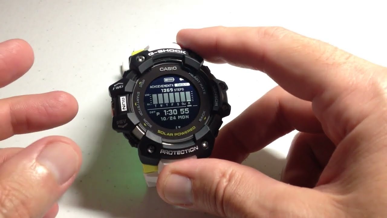 Casio G-Shock (GBD-H1000-1A7) | How to set time manually