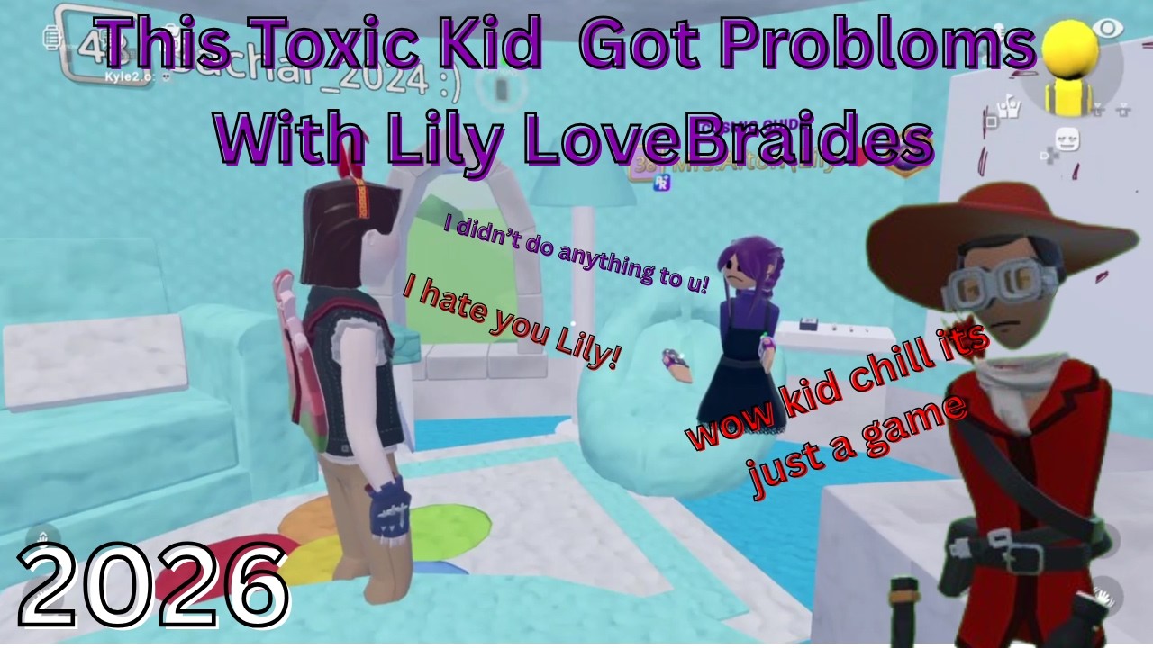 This toxic kid got problems with Lily LoveBraides 😒 because she kept killing him | Rec Room