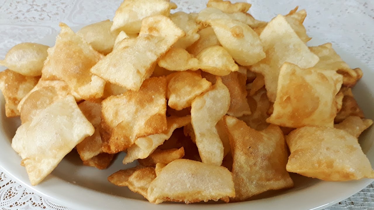 Prepare EM MINUTOS Massinha Frita LANCHE Fácil BARATO e Delicioso !  (Massinha Frita da Vovó )
