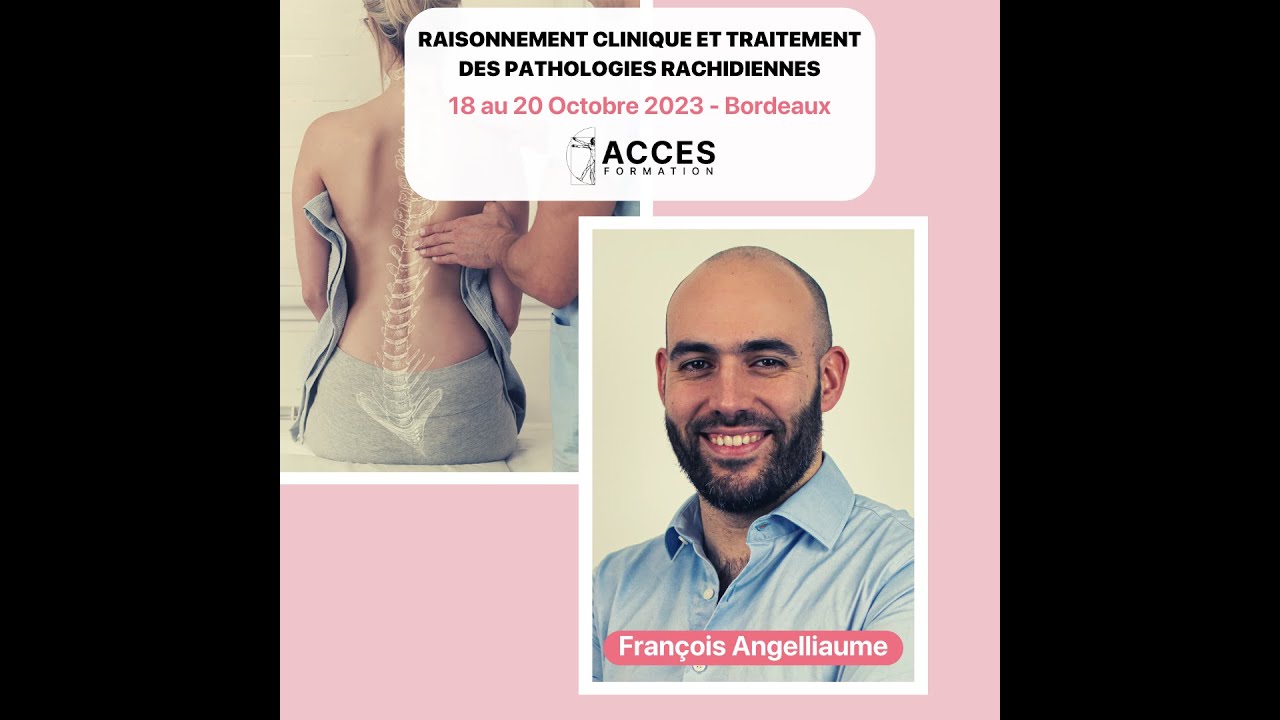 Résumé formation Thérapie manuelle et raisonnement autour du rachis -ACCES FORMATION