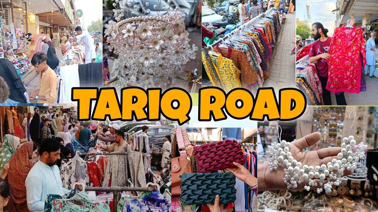 Tariq Road Karachi | footwear,Eid dresses, Summer Dresses & jewelry Shopping in Local Bazar Pakistan