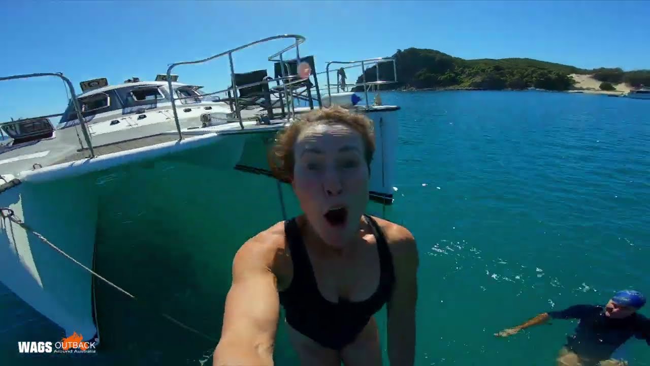 Catamaran Cruising Keppel Island Queensland