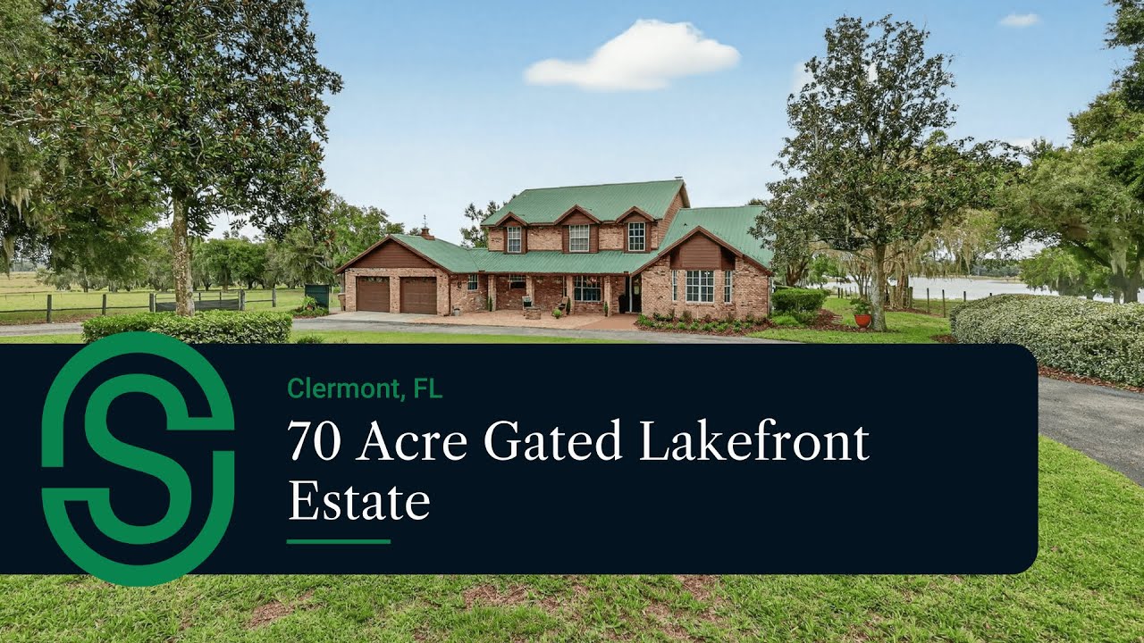 70 Acre Gated Lakefront Estate • Clermont, Florida