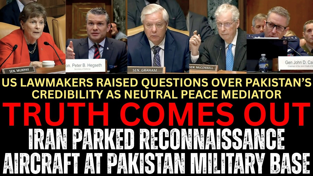 Hegseth & Gen Caine Grilled Over Pak's Neutrality As Iran Parks Military Aircraft At Pakistan Base